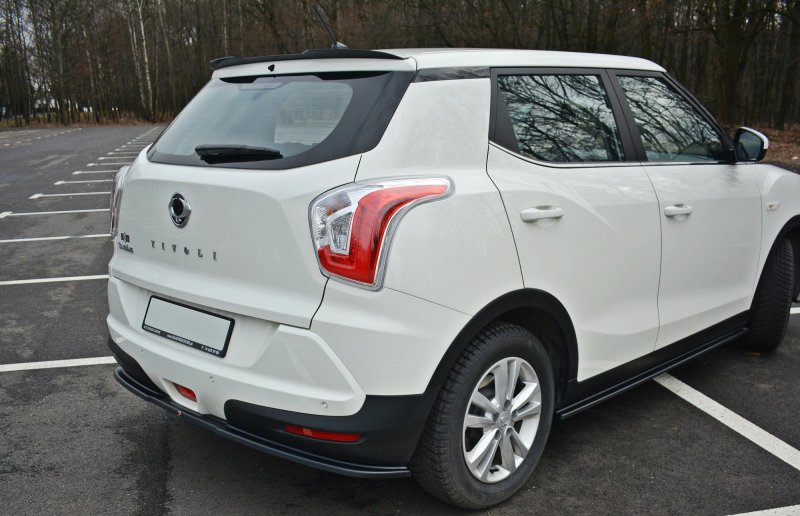 Maxton Spoiler CAP für SSANGYONG TIVOLI schwarz Hochglanz SY-TI-1-CAP1-G