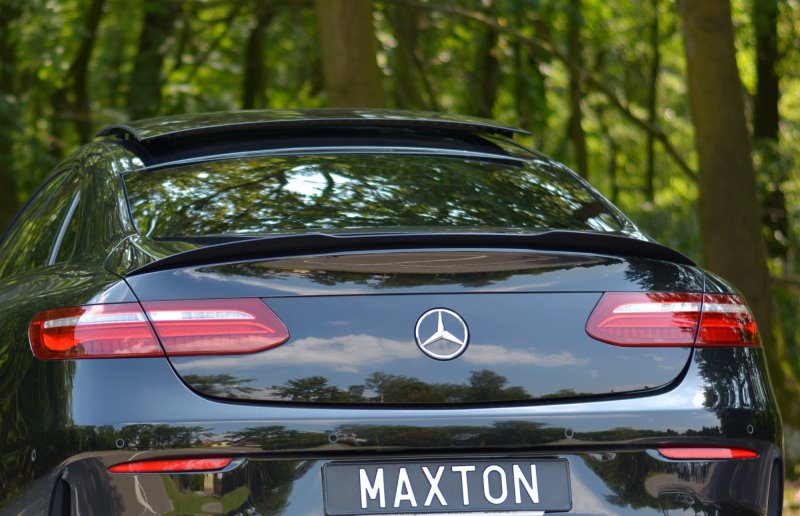 Maxton Spoiler CAP für Mercedes-Benz E-Klasse W213 Coupe (C238) AMG-Line schwarz Hochglanz ME-E-213-AMGLINE-C-CAP1-G