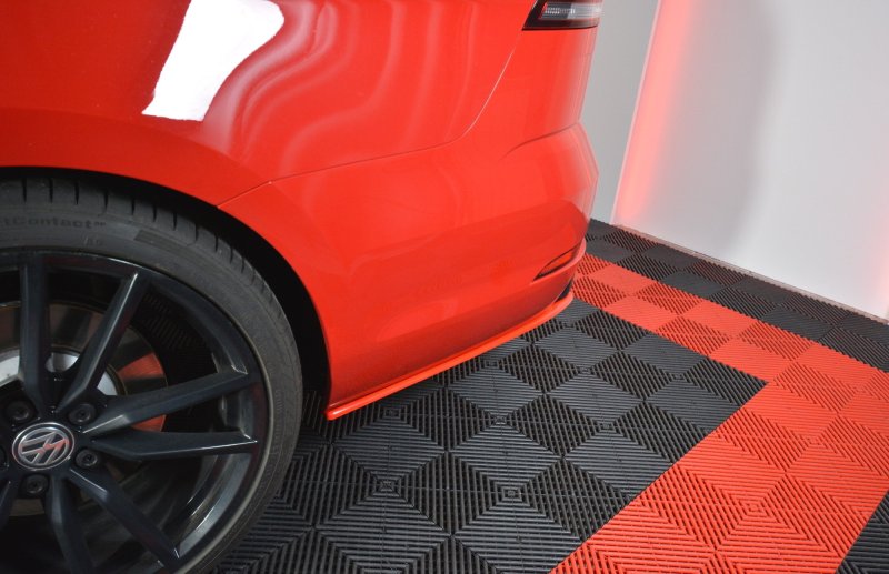 Maxton Heck Ansatz Flaps Diffusor V.2 für VW GOLF 7 R VARIANT FACELIFT  schwarz Hochglanz VW-GO-7F-R-VA-RSD2-G