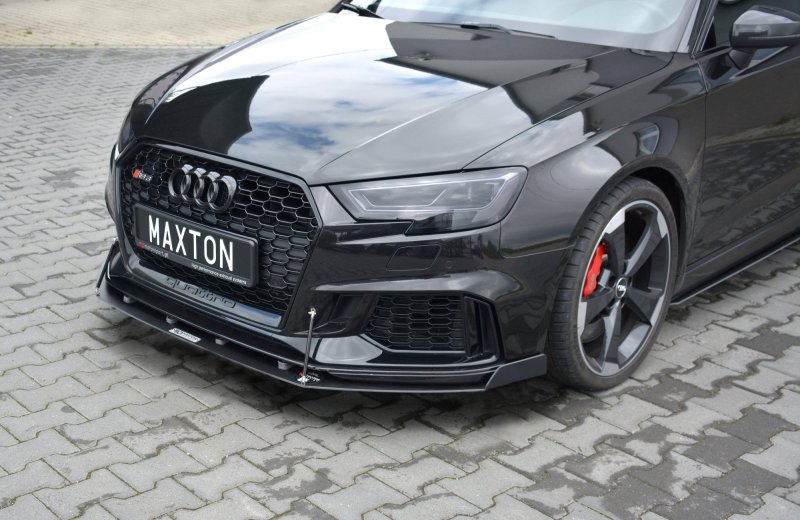 Maxton Front Sport Diffusor V.1 Audi RS3 8V FL Sportback AU-RS3-8VF-CNC-FD2