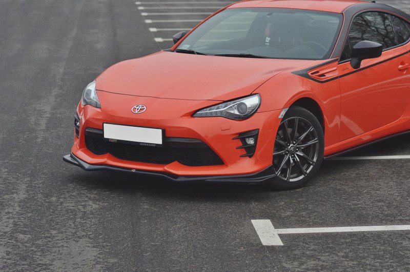 Maxton Front Ansatz V.2 für TOYOTA GT86 FACELIFT schwarz Hochglanz TO-GT86-1F-FD2-G