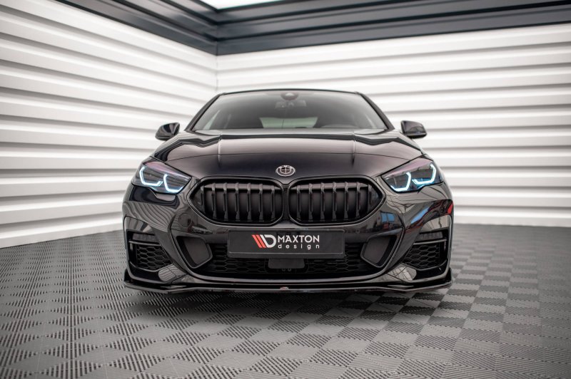 Maxton Front Ansatz V.3 für BMW 2 Gran Coupe M-Paket / M235i F44 schwarz Hochglanz BM-2-44-MPACK-FD3-G