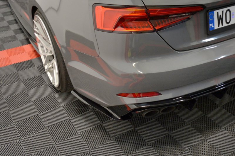 Maxton Heck Ansatz Flaps Diffusor für Audi S5 F5 Coupe AU-S5-2-FRSD1
