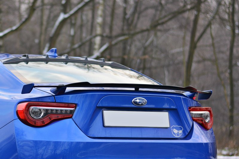 Maxton Spoiler CAP V.2 für SUBARU BRZ/ TOYOTA GT86 FACELIFT   schwarz Hochglanz TO-GT86-1F-CAP1-G
