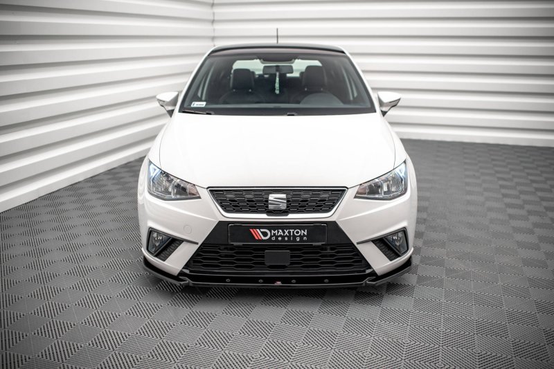 Maxton Front Ansatz V.2 für Seat Ibiza FR/ Standard Mk5 schwarz Hochglanz SE-IB-5-FD2-G
