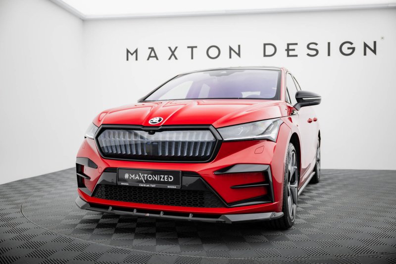 Maxton Front Ansatz Skoda Enyaq Coupe iV schwarz Hochglanz SK-EN-1-RS-C-FD1-G