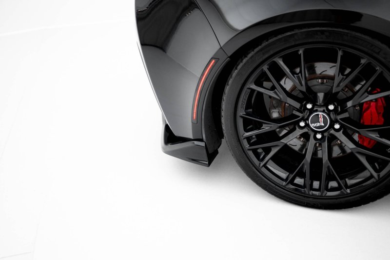 Maxton Mittlerer Diffusor Heck Ansatz DTM Look Chevrolet Corvette Z06 C7 schwarz Hochglanz CH-CO-C7-Z06-RD1G+RD2-G