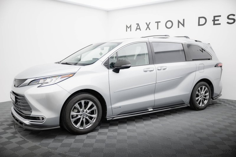 Maxton Seitenschweller Ansatz Toyota Sienna Mk4 schwarz Hochglanz TO-SI-4-SD1-G