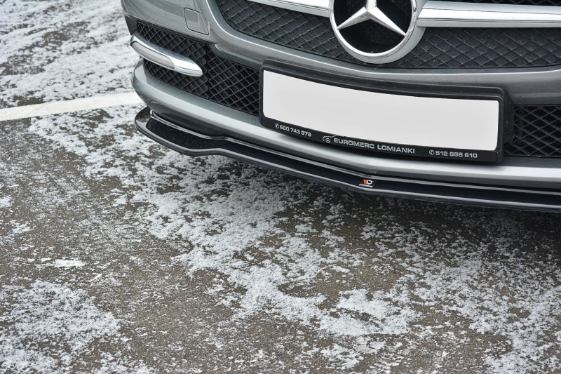 Maxton Front Ansatz V.1 für Mercedes SLK R172  schwarz Hochglanz ME-SLK-R172-FD1-G