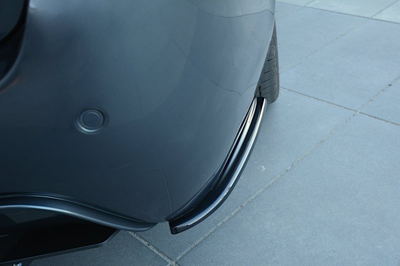 Maxton Heck Ansatz Flaps Diffusor für BMW 5er E60/E61 M Paket schwarz Hochglanz BM-5-61-MPACK-RSD1-G
