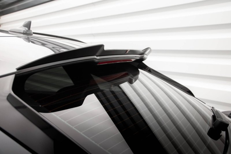 Maxton Höher Spoiler CAP für Audi SQ5 Sportback Mk2 Facelift schwarz Hochglanz AU-SQ5-2F-SB-CAP1-G
