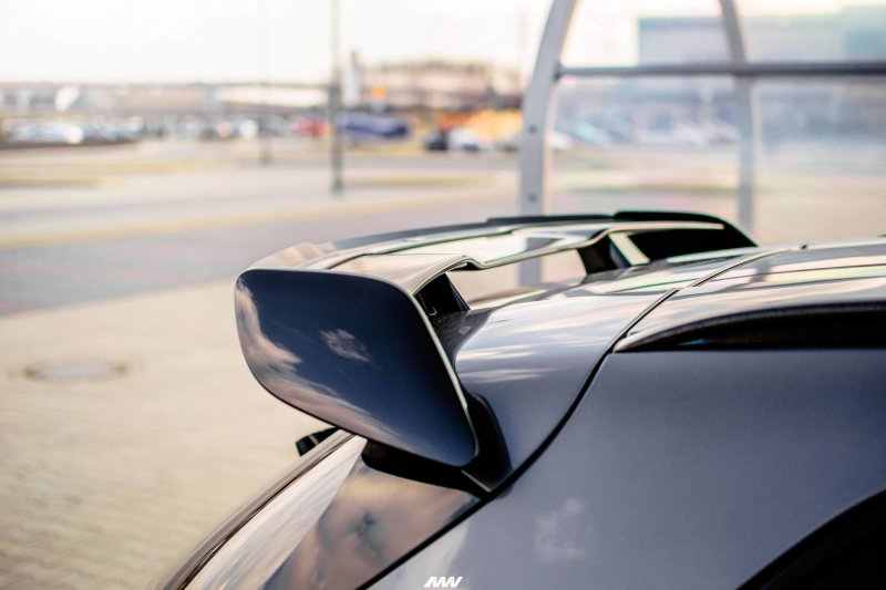 Maxton Spoiler CAP für Mercedes GLA 45 AMG SUV (X156) vor Facelift schwarz Hochglanz ME-GLA-156-AMG-CAP1-G