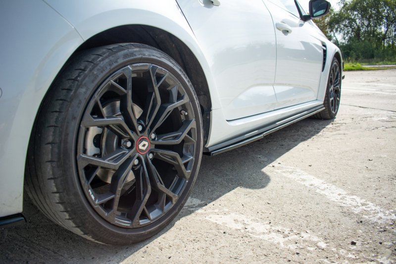 Maxton Seitenschweller Ansatz für Renault Megane IV RS Carbon Look  RE-ME-4-RS-SD1-C