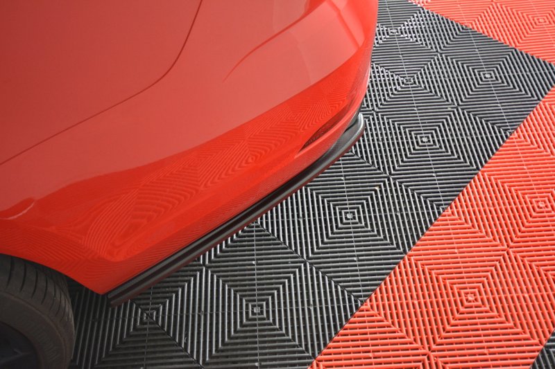 Maxton Heck Ansatz Flaps Diffusor V.1 für VW GOLF 7 R VARIANT FACELIFT  schwarz Hochglanz VW-GO-7F-R-VA-RSD1-G