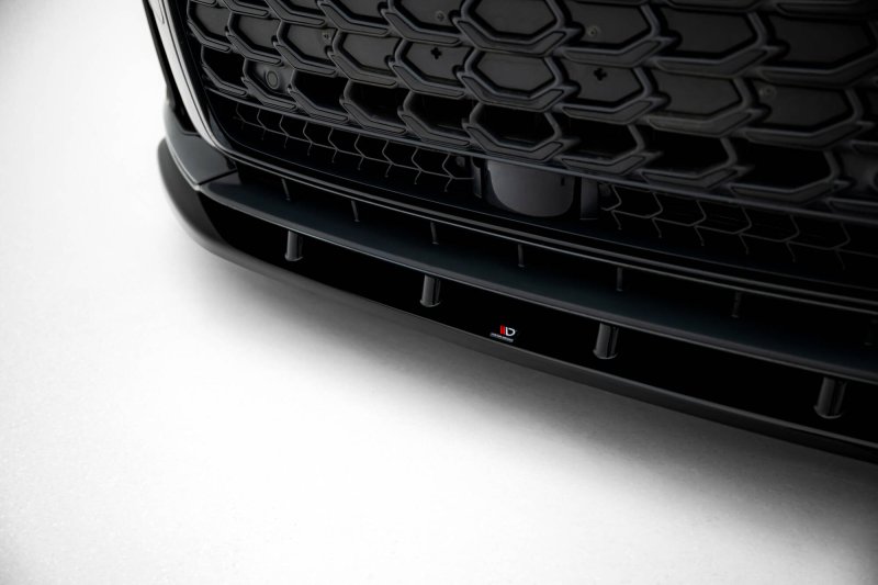 Maxton Front Ansatz V.1 Audi S8 / A8 S-Line D5 Facelift schwarz Hochglanz AU-S8-D5F-FD1-G