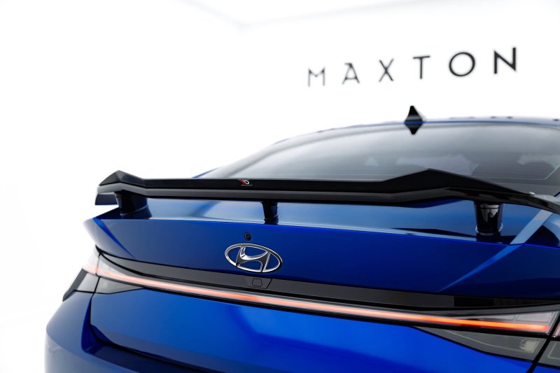 Maxton Spoiler CAP Abrisskante Hyundai Elantra N Mk7 schwarz Hochglanz HY-EL-7-N-CAP1-G