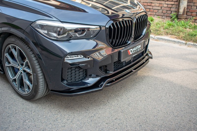 Maxton Front Ansatz für BMW X5 G05 M Paket schwarz Hochglanz BM-X5-05-MPACK-FD1G+FD1R-G