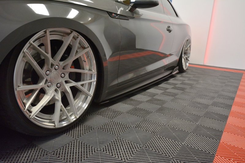 Maxton Seitenschweller Ansatz für Audi S5 / A5 S-Line F5 Coupe AU-S5-2-FSD1