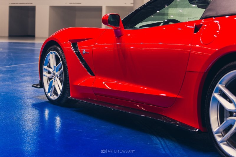Maxton Seitenschweller Ansatz für CHEVROLET CORVETTE C7 schwarz Hochglanz CH-CO-C7-SD1+SD1R-G