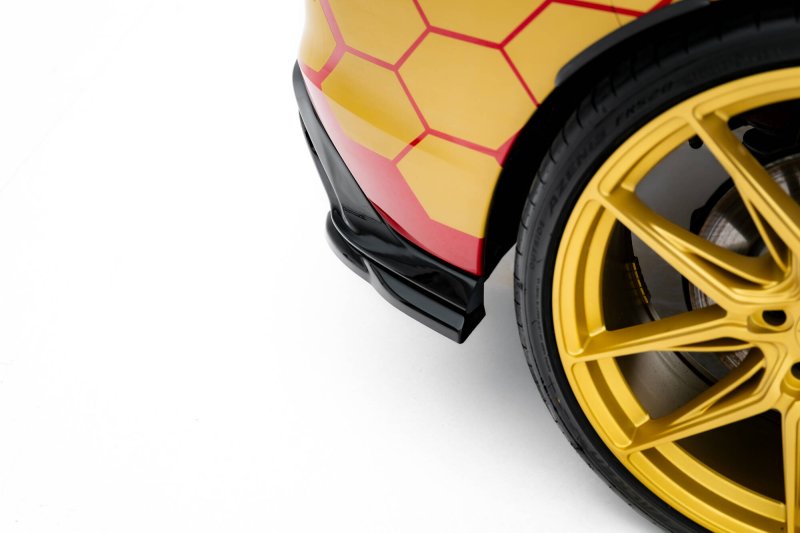 Maxton Heck Ansatz Flaps Diffusor V.3 VW Golf GTI Clubsport Mk8 Facelift schwarz Hochglanz VW-GO-8F-GTI-CS-RSD1-G