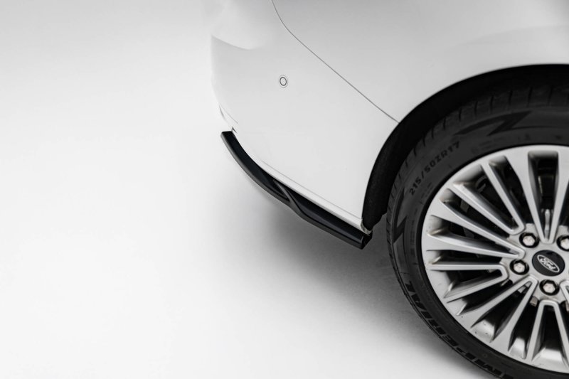 Maxton Heck Ansatz Flaps Diffusor Ford Focus Vignale Kombi Mk4 schwarz Hochglanz FO-FO-4-VG-ES-RSD1-G