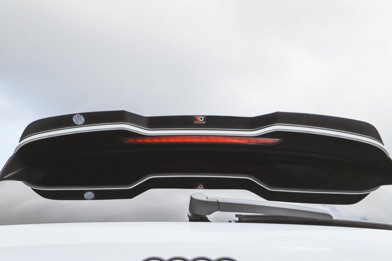 Maxton Spoiler CAP V.3 für Audi RS3 8V / 8V FL Sportback schwarz Hochglanz AU-RS3-8V-CAP3-G
