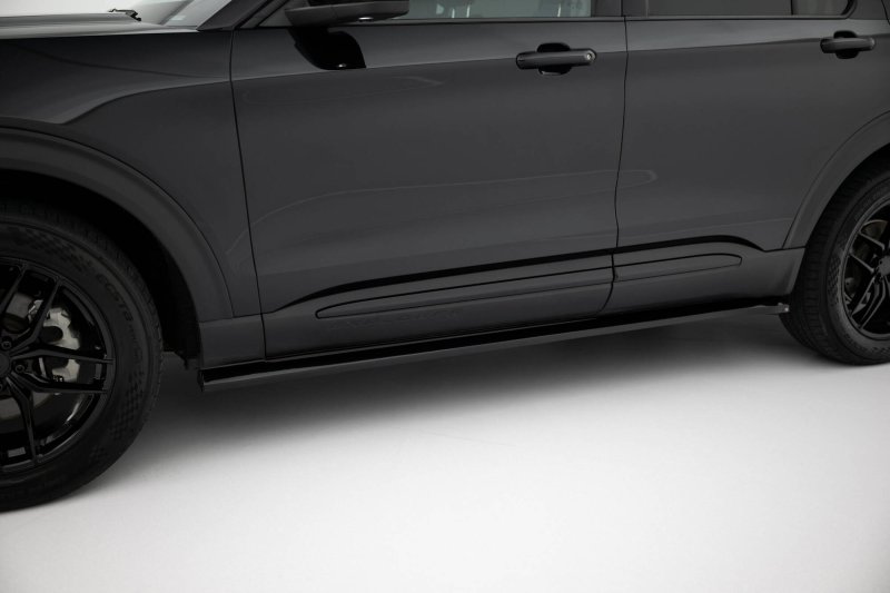 Maxton Seitenschweller Ansatz Ford Explorer XLT Mk6 schwarz Hochglanz FO-EX-6-XLT-SD1-G