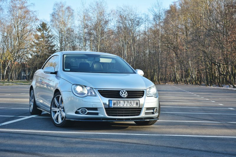 Maxton Seitenschweller Ansatz für VW EOS schwarz Hochglanz VW-EOS-1-SD1-G