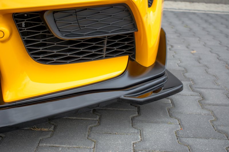 Maxton Front Ansatz V.1 für Toyota Supra Mk5 schwarz Hochglanz TO-SU-5-FD1-G