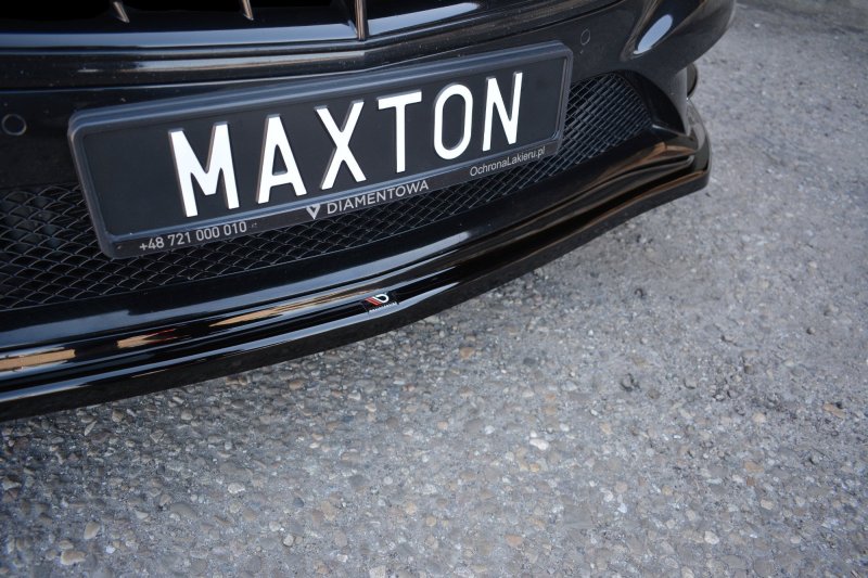 Preview: Maxton Front Ansatz V.1 für Mercedes S-KLASSE AMG-LINE W222 schwarz Hochglanz ME-S-222-AMGLINE-FD1-G