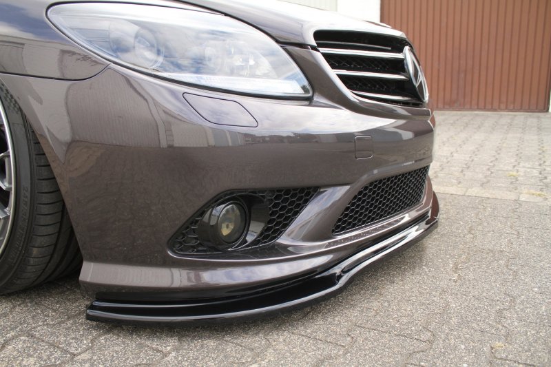 Maxton Front Ansatz für MERCEDES CL 500 C216 AMGLINE schwarz Hochglanz ME-CL-500-216-AMGLINE-FD1-G