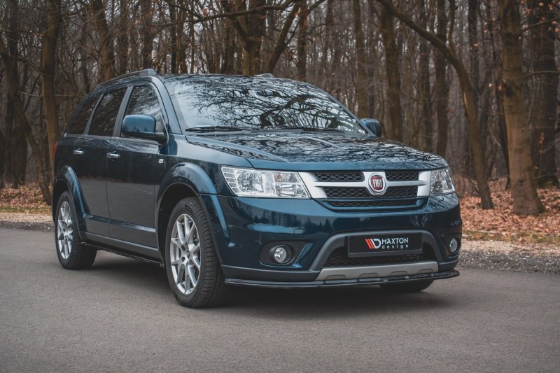 Maxton Seitenschweller Ansatz für Fiat Freemont schwarz Hochglanz FI-FR-1-SD1-G