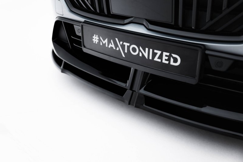 Maxton Front Ansatz V.3 BMW 1er M-Paket F70 schwarz Hochglanz BM-1-70-M-FD3-G
