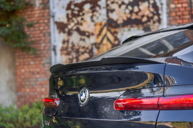 Maxton Spoiler CAP für BMW X4 M-Paket G02 schwarz Hochglanz BM-X4-02-MPACK-CAP1-G