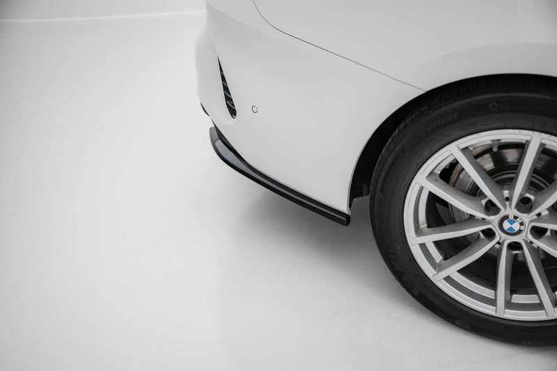 Maxton Heck Ansatz Flaps Diffusor BMW 4er Coupe / Cabrio G22 / G23 schwarz Hochglanz BM-4-G23-CA-RSD1-G