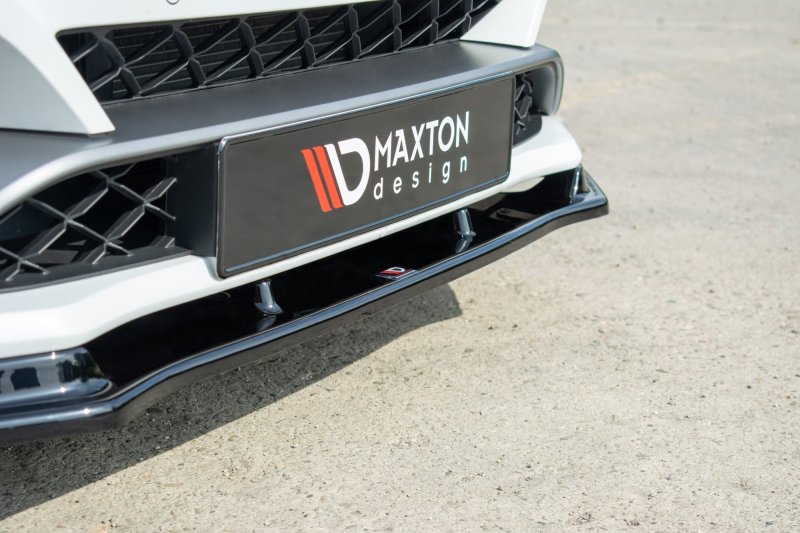 Maxton Front Ansatz V.1 für Renault Megane IV RS schwarz Hochglanz RE-ME-4-RS-FD1-G