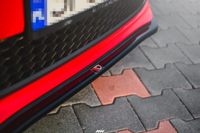 Maxton Front Ansatz V.2 für VOLKSWAGEN Polo 6R GTI 6R vor Facelift schwarz Hochglanz VW-PO-5-GTI-FD2-G