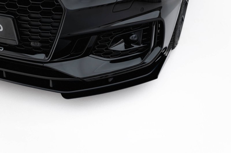 Maxton Front Flaps Flaps Audi RS5 Coupe / Sportback F5 schwarz Hochglanz AURS52SBCNC-FSF1-G