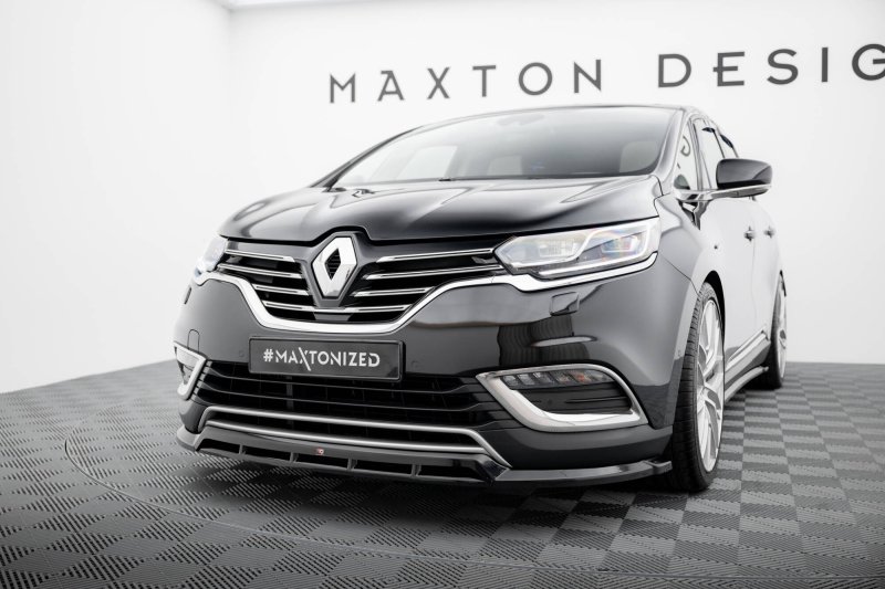 Maxton Front Ansatz Renault Espace Mk5 Facelift schwarz Hochglanz RE-ES-5F-FD1G+FD1R-G