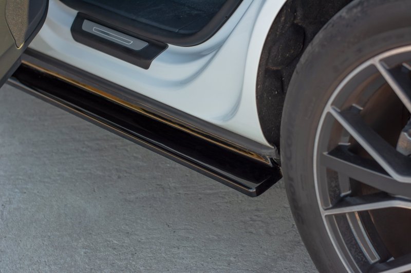 Maxton Seitenschweller Ansatz für Audi Q8 S-line schwarz Hochglanz AU-Q8-1-SLINE-SD1-G