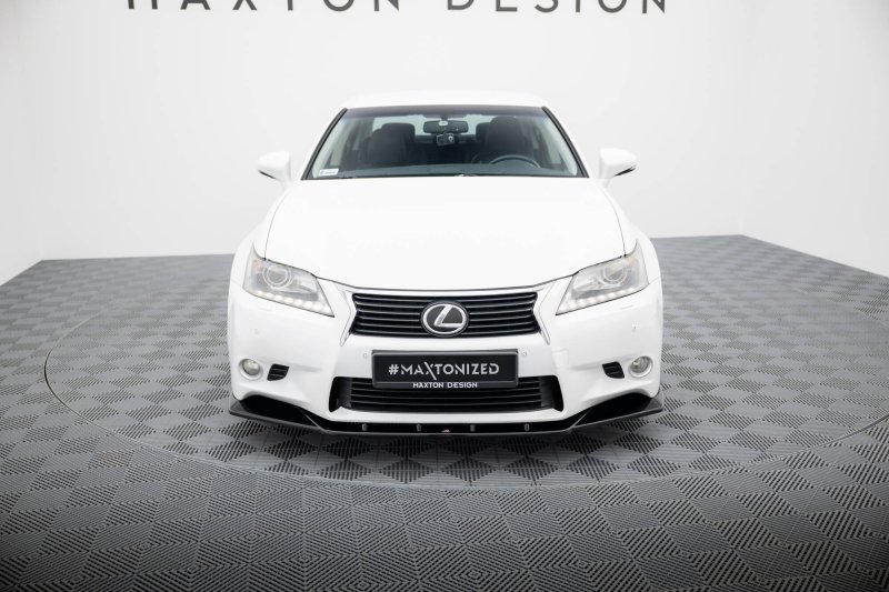Preview: Maxton Front Ansatz V.1 Lexus GS Mk4 (L10) schwarz Hochglanz LE-GS-4-FD1-G