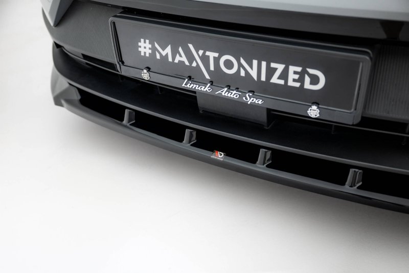 Maxton Front Ansatz Volvo EX30 Mk1 schwarz Hochglanz VO-EX30-1-FD1-G