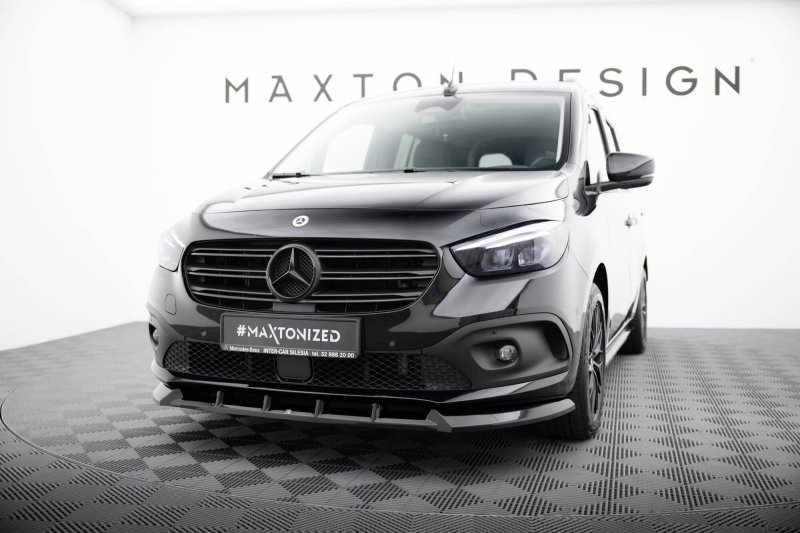 Maxton Front Ansatz Mercedes-Benz T W420 schwarz Hochglanz ME-T-1-FD1-G