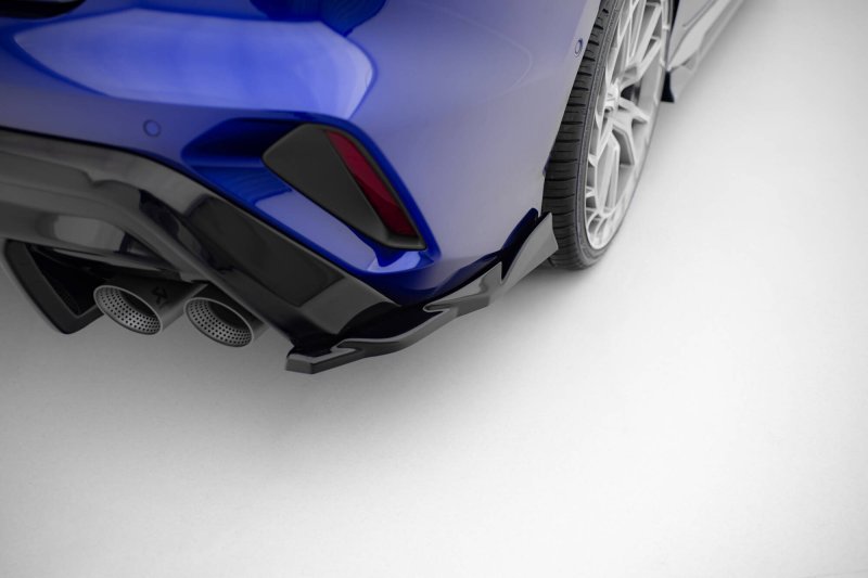 Maxton Heck Ansatz Flaps Diffusor V.4 Audi S3 Limousine 8Y Facelift schwarz Hochglanz AU-S3-8YF-S-RSD4-G