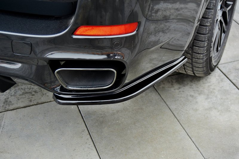Maxton Heck Ansatz Flaps Diffusor für BMW X5 F15 M Paket schwarz Hochglanz BM-X5-15-M-RSD2-G
