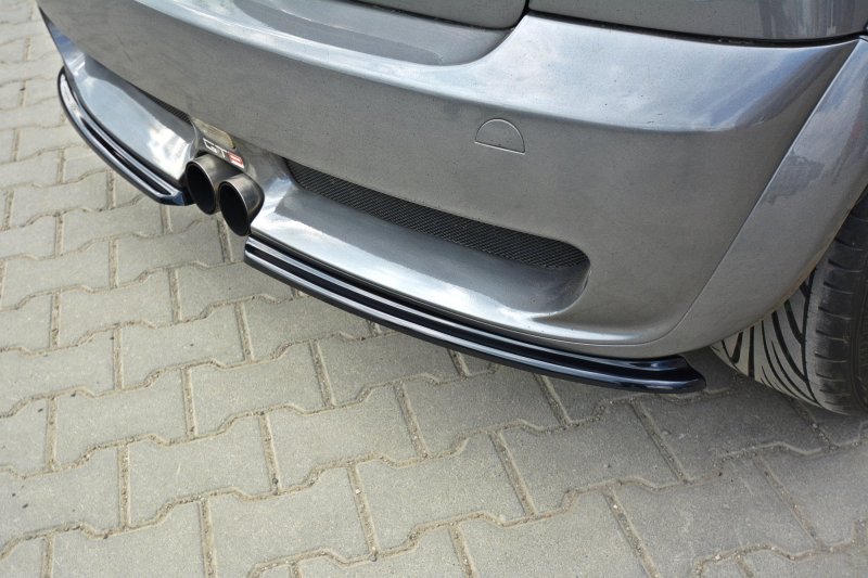 Maxton Heck Ansatz Flaps Diffusor für MINI R53 COOPER S JCW schwarz Hochglanz MC-S-1-53-JCW-RSD1-G