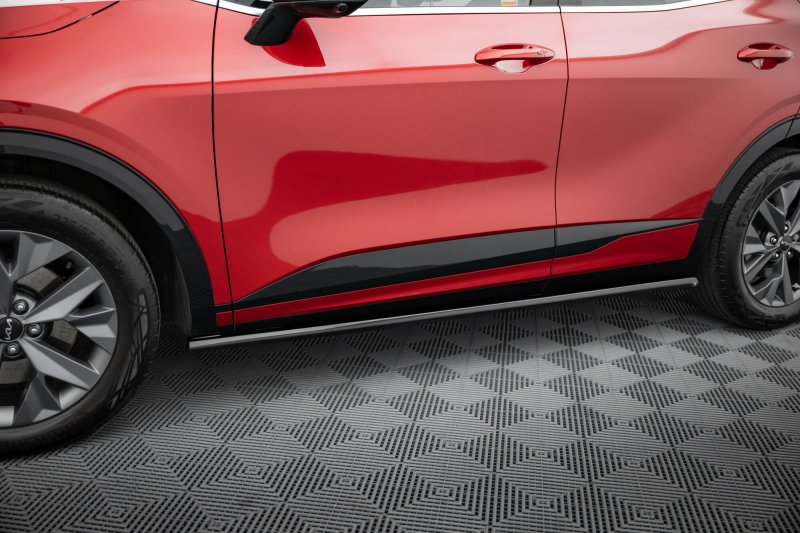 Maxton Seitenschweller Ansatz Kia Sportage GT-Line Mk5 schwarz Hochglanz KI-SP-5-GTLINE-SD1-G
