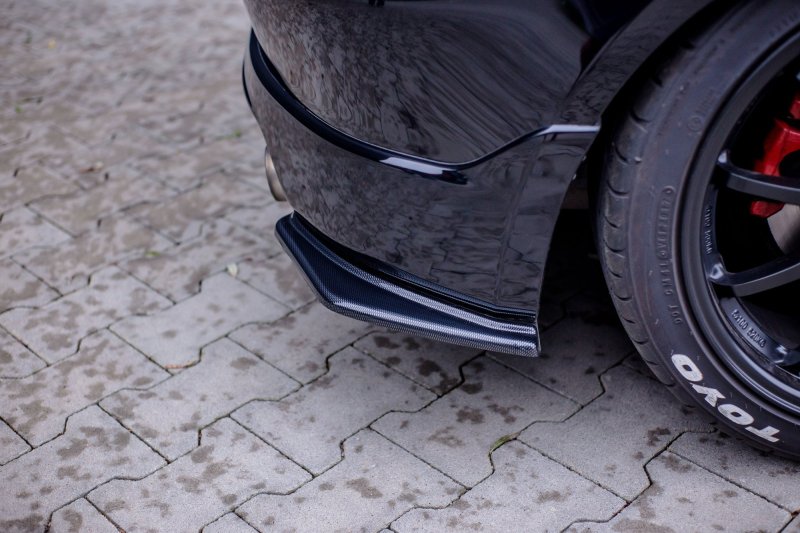 Maxton Heck Ansatz Flaps Diffusor für AUDI HONDA CIVIC EP3 (MK7) TYPE-R/S FACELIFT schwarz Hochglanz HO-CI-7-TYPE-R/S-RSD1-G