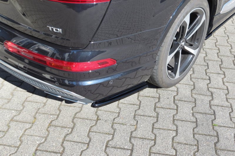 Maxton Heck Ansatz Flaps Diffusor für Audi SQ7 / Q7 S-Line Mk.2 schwarz Hochglanz AU-SQ7-2-RSD1-G