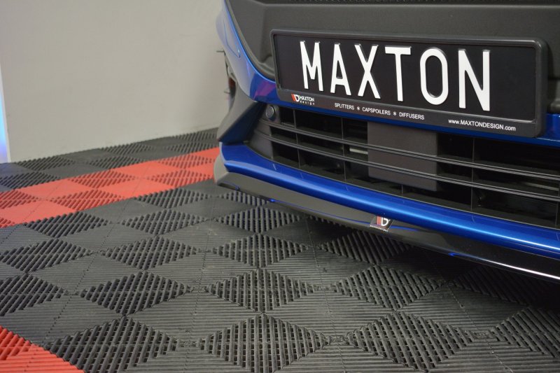 Maxton Front Ansatz V.3 für Ford Focus ST / ST-Line Mk4 schwarz Hochglanz FO-FO-4-STLINE-FD3-G